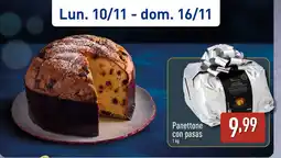 ALDI Panettone con pasas oferta