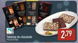 ALDI Tabletas de chocolate oferta