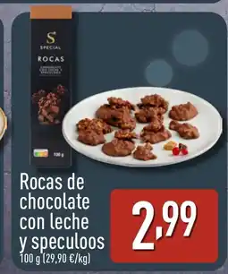 ALDI Rocas de chocolate con leche y speculoos oferta