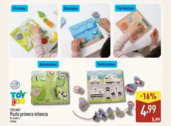 ALDI TOYLINO Puzle primera infancia oferta