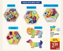 ALDI TOYLINO Puzle apilable oferta
