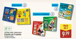 ALDI EDITORIAL POINT / COMETA ROJA Estuche con 3 cuentos oferta