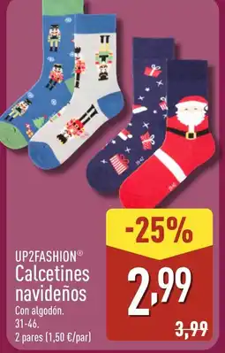 ALDI UP2FASHION Calcetines navideños oferta