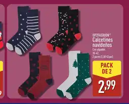 ALDI UP2FASHION Calcetines navideños oferta