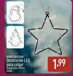 ALDI HOME CREATION Decoración LED para colgar oferta