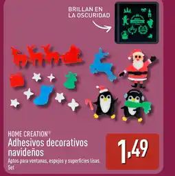 ALDI HOME CREATION Adhesivos decorativos navideños oferta