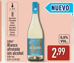 ALDI EORA Blanco afrutado sin alcohol oferta