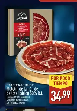 ALDI FLOR SIERRA DE JABUGO Maletín de jamón de bellota ibérico 50% R.I. oferta