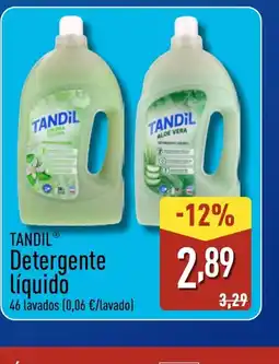 ALDI TANDIL Detergente Líquido oferta