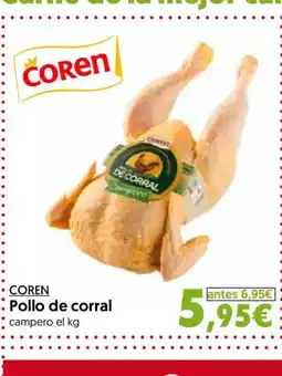 Hiper Usera COREN Pollo de corral campero oferta