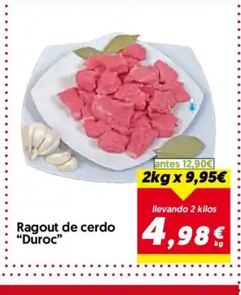 Ragout de cerdo Duroc