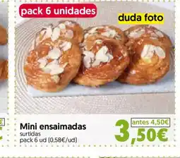 Hiper Usera Mini ensaimadas oferta