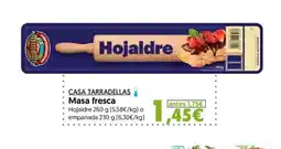 Hiper Usera CASA TARRADELLAS Masa fresca oferta