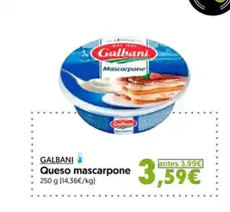Hiper Usera GALBANI Queso mascarpone oferta