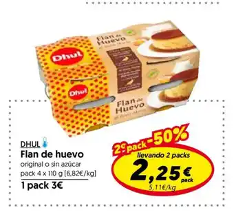 Hiper Usera DHUL Flan de huevo oferta