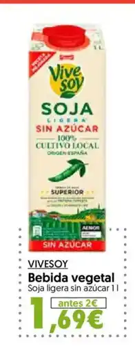 Hiper Usera VIVESOY Bebida vegetal oferta