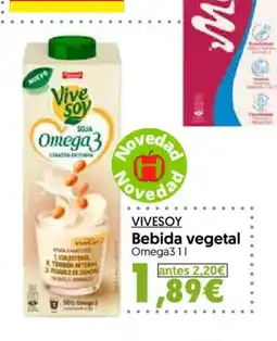 Hiper Usera VIVESOY Bebida vegetal oferta