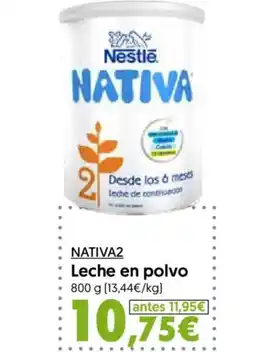 Hiper Usera NATIVA2 Leche en polvo oferta