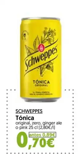 Hiper Usera SCHWEPPES Tónica oferta