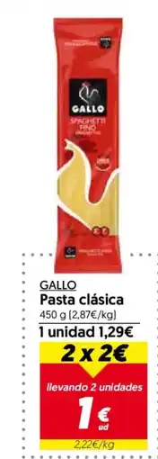 Hiper Usera GALLO Pasta clásica oferta