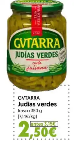 Hiper Usera GVTARRA Judías verdes oferta