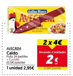 Hiper Usera AVECREM Caldo oferta
