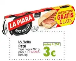 Hiper Usera LA PIARA Paté oferta