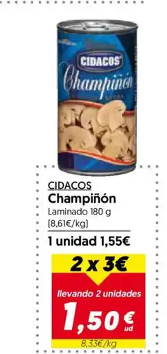 Hiper Usera CIDACOS Champiñón oferta