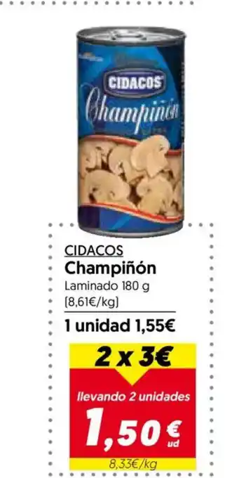 Hiper Usera CIDACOS Champiñón oferta