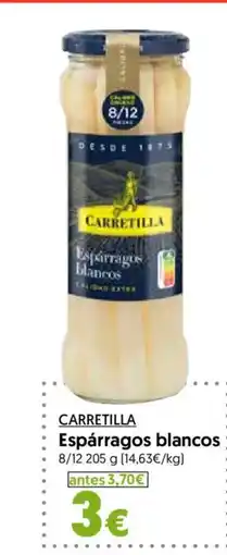 Hiper Usera CARRETILLA Espárragos blancos oferta
