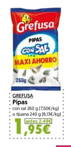 Hiper Usera GREFUSA Pipas oferta
