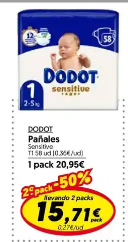 Hiper Usera DODOT Pañales oferta