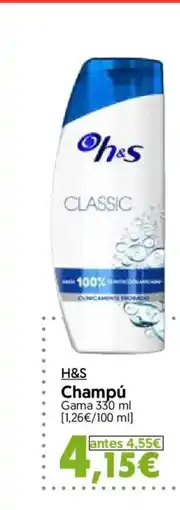 Hiper Usera H&S Champú oferta