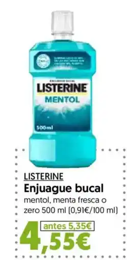 Hiper Usera LISTERINE Enjuague bucal oferta