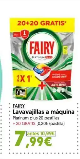 Hiper Usera FAIRY Lavavajillas a máquina oferta