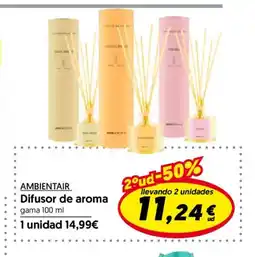 Hiper Usera AMBIENTAIR Difusor de aroma gama oferta