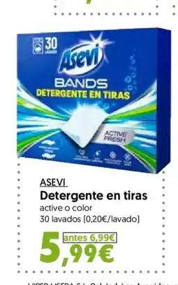 Hiper Usera ASEVI Detergente en tiras oferta