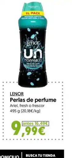 Hiper Usera LENOR Perlas de perfume oferta