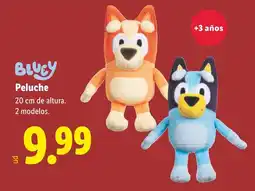 Lidl BLUEY Peluche oferta