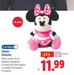 Lidl Simba Peluche oferta