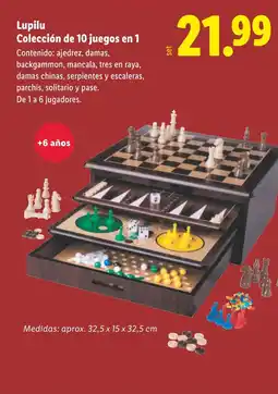 Lidl LUPILU Colección de 10 juegos en 1 oferta