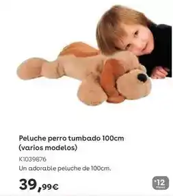ToysRus Ami plush - peluche perro tumbado 100 cm oferta