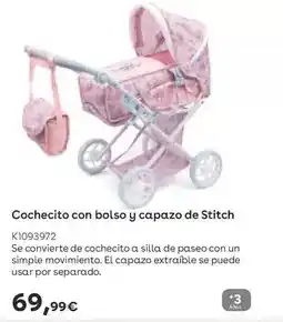 ToysRus Cochecito con bolso y capazo de stitch oferta