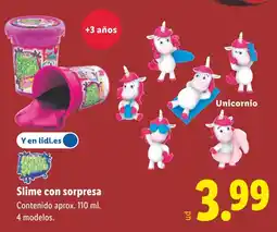 Lidl Slime con sorpresa oferta