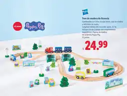 Lidl Tren de madera de licencia oferta