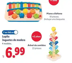 Lidl LUPILU Juguetes de madera oferta