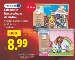 Lidl Spinmaster Rompecabezas de madera oferta