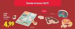Lidl LUPILU Puzle de madera oferta
