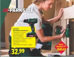 Lidl PARKSIDE Atornilladora taladradora oferta