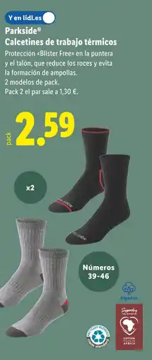 Lidl PARKSIDE Calcetines de trabajo térmicos oferta